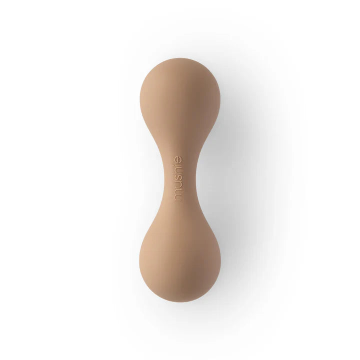 Mushie Silicone Toy Rattle (natural)