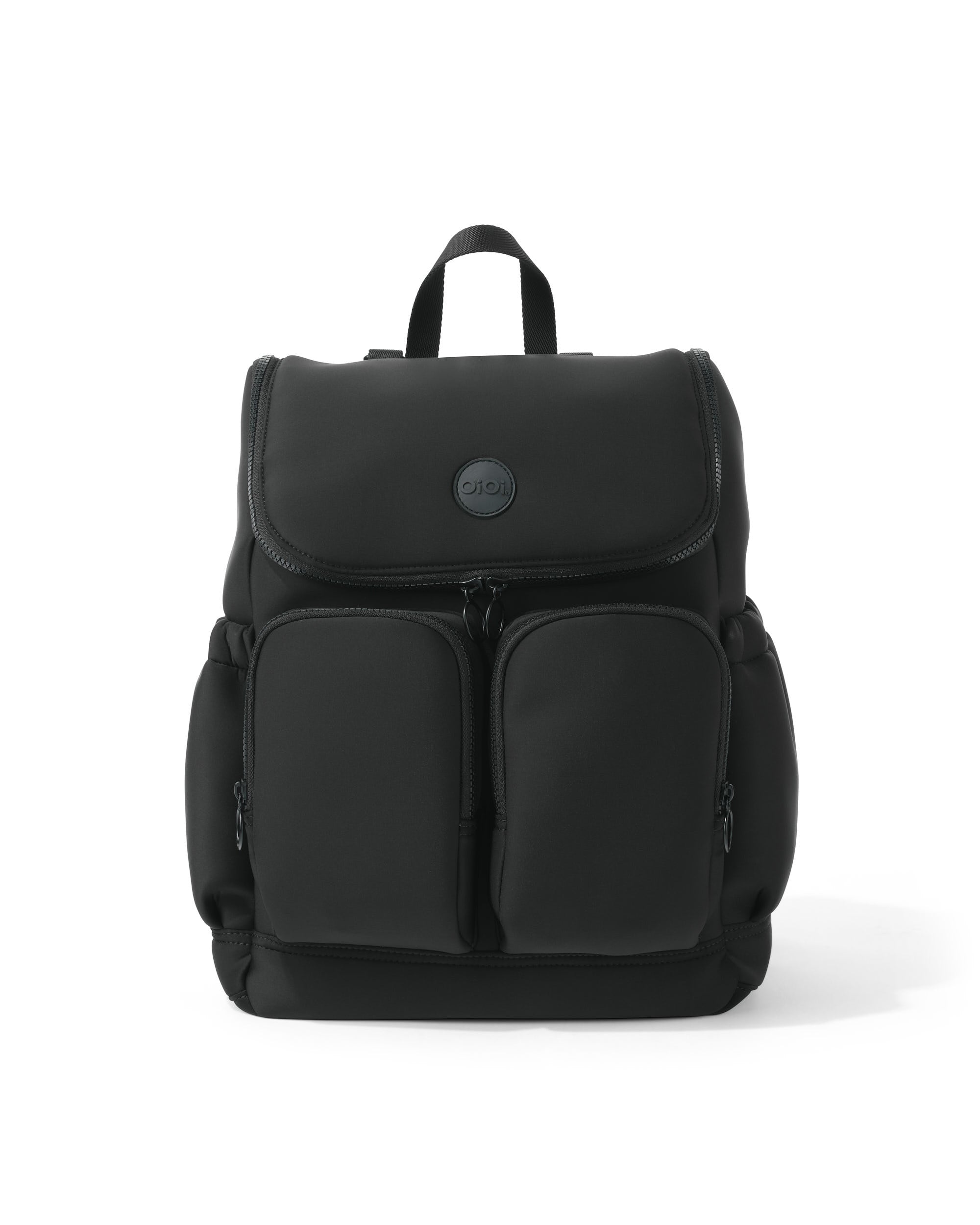 Oioi Signature Nappy Backpack - Black Neoprene