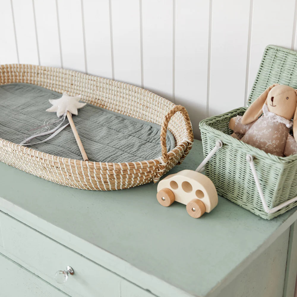 Olli Ella Luxe Organic Cotton Liner (change basket)