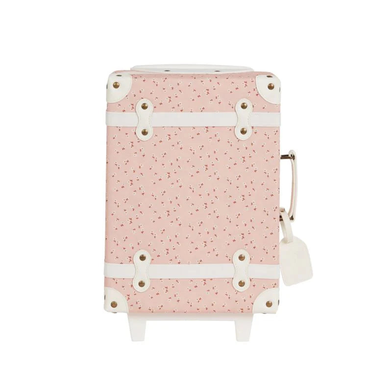 Olli Ella See Ya Suitcase Pink Daisies