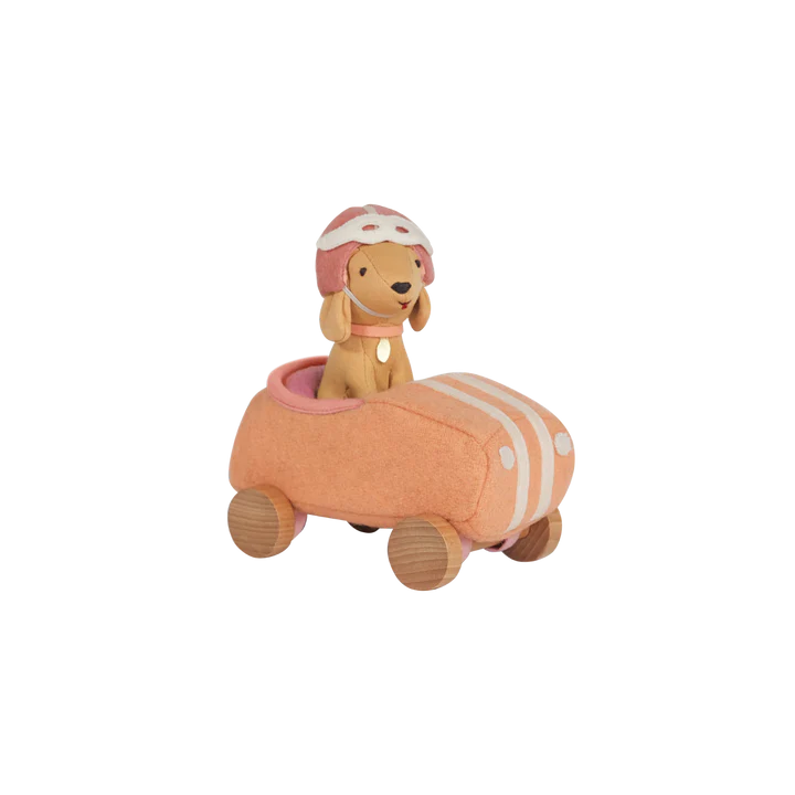 Olli Ella Holdie Dog-Go Racer Girl (pink)