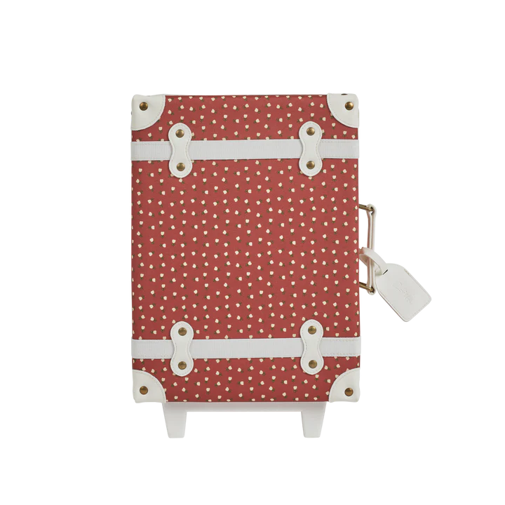 Olli Ella See Ya Suitcase Sweetheart Red