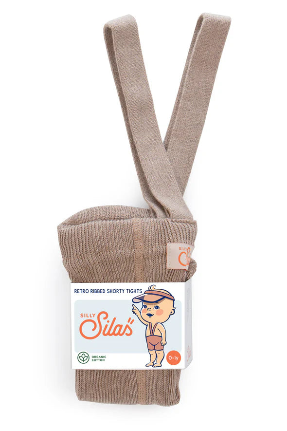 Silly Silas Shorty Cotton Tights (peanut blend)