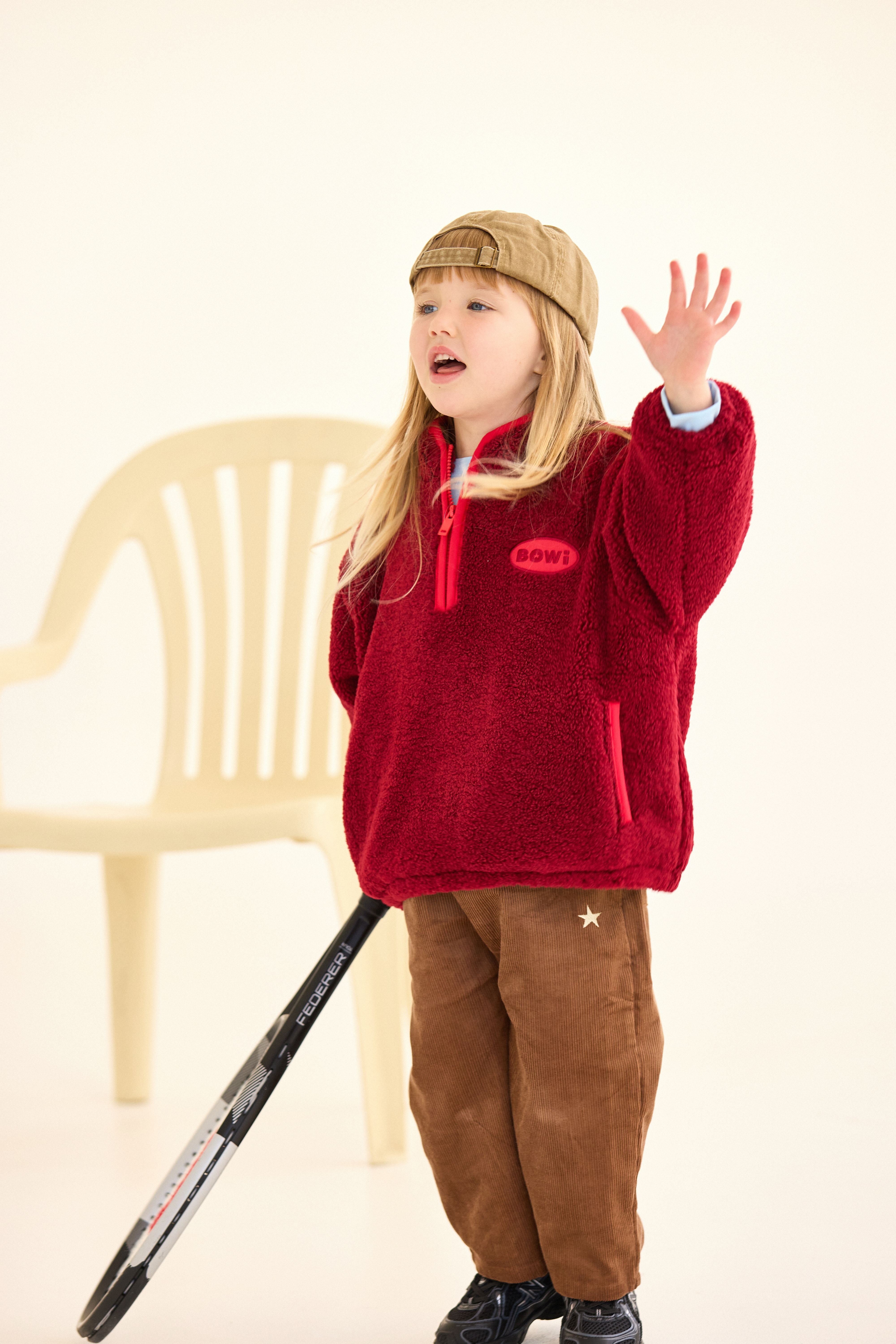 Bowi Sports Sherpa Jacket (burgundy)