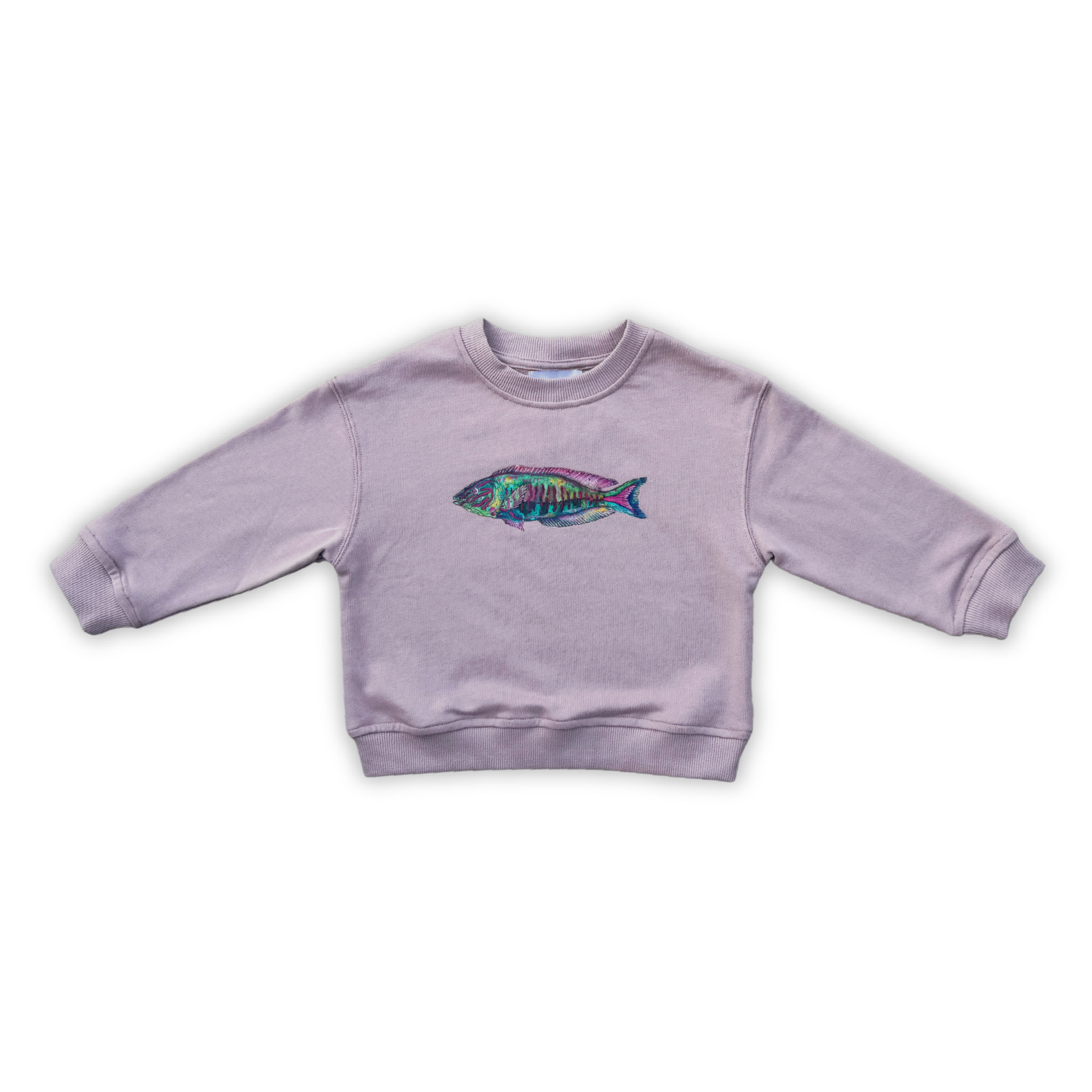 Grown Parrot Fish Jumper - Grape
