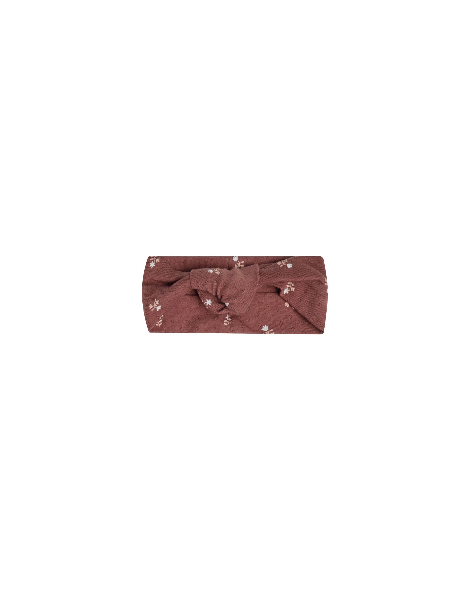 Quincy Mae Knotted Headband (Plum Fleur)
