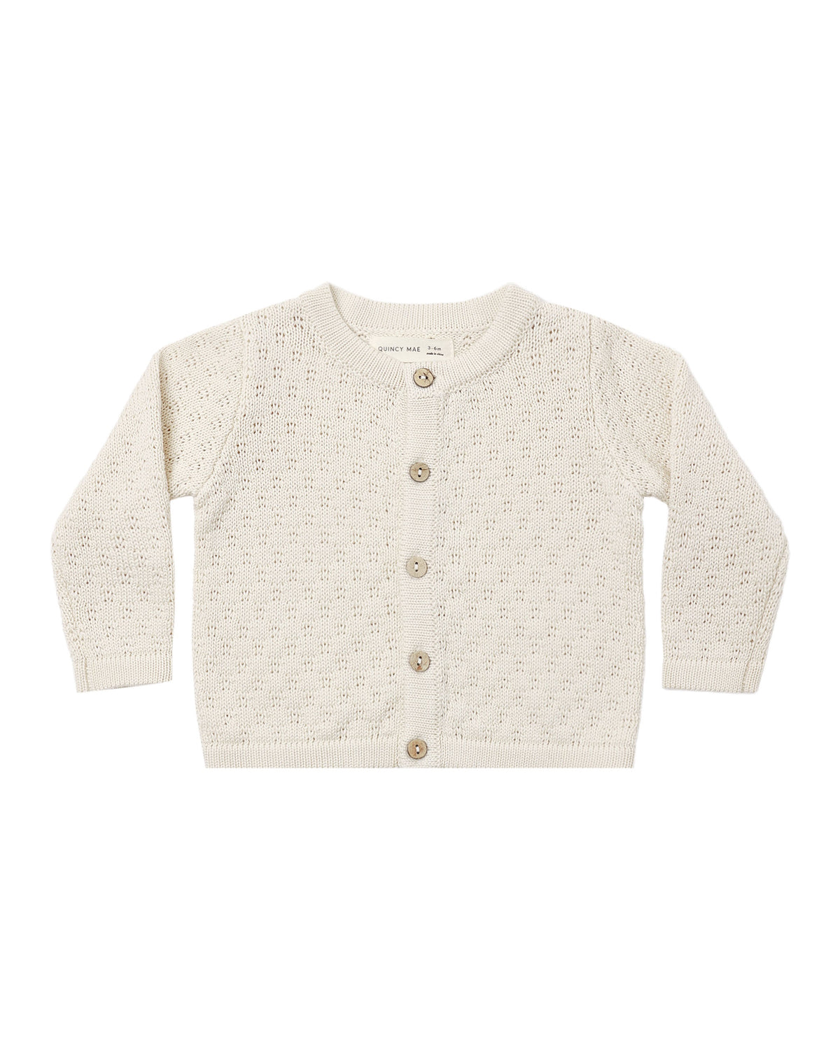 Quincy Mae Knit Cardigan 2026 (natural)