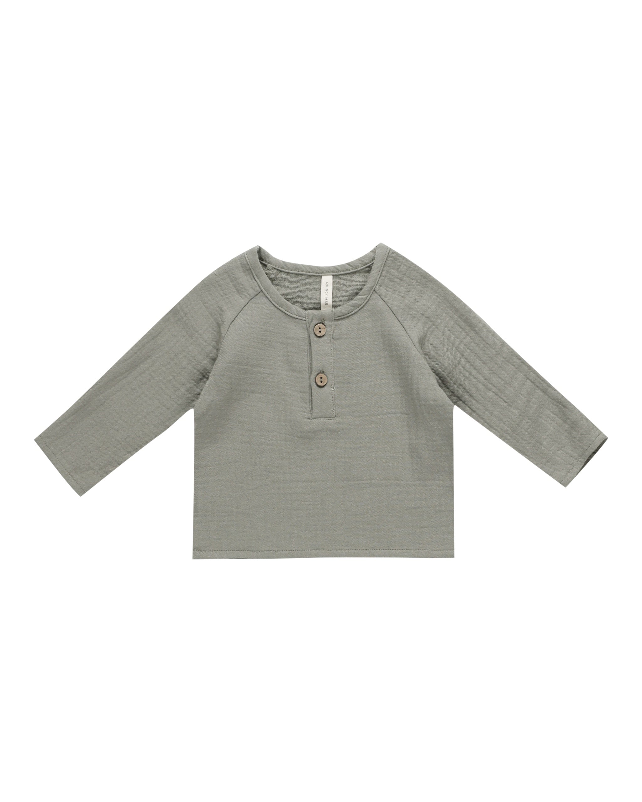 Quincy Mae Zion Shirt (basil)