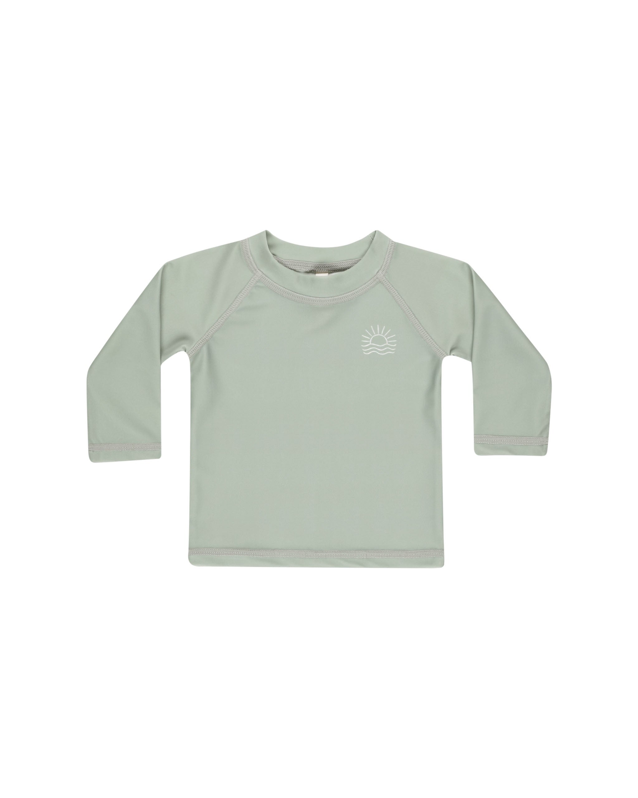 Quincy Mae Boys Rashguard (sage)