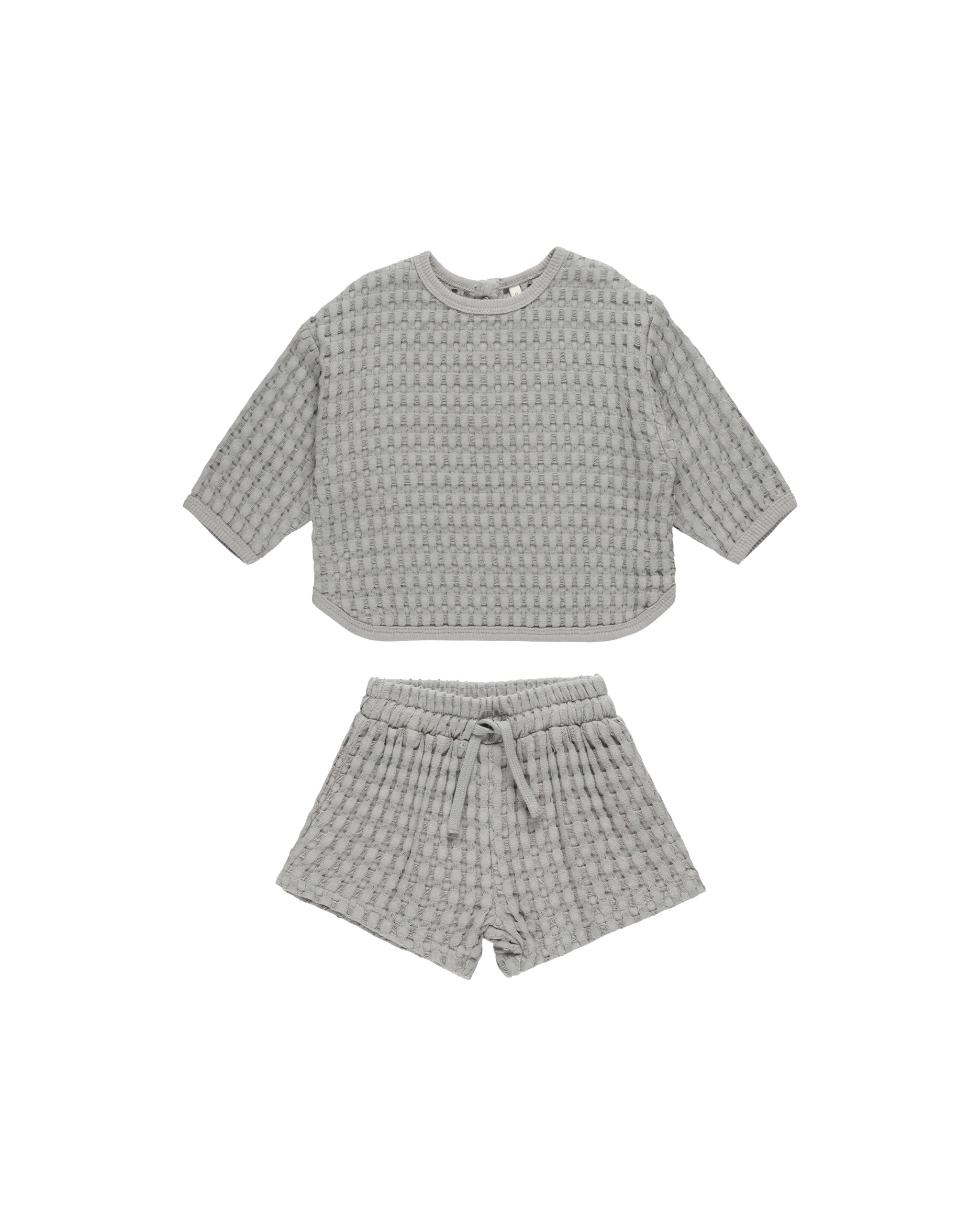 Quincy Mae Flynn Set (dusty blue)