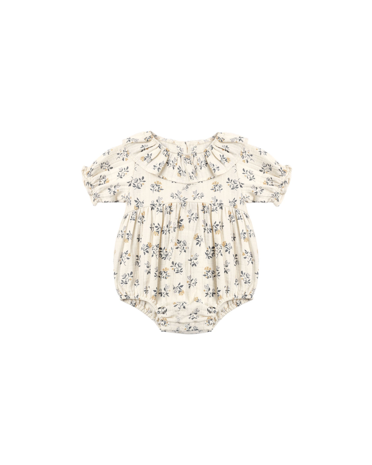 Quincy Mae Collared Romper (french floral)