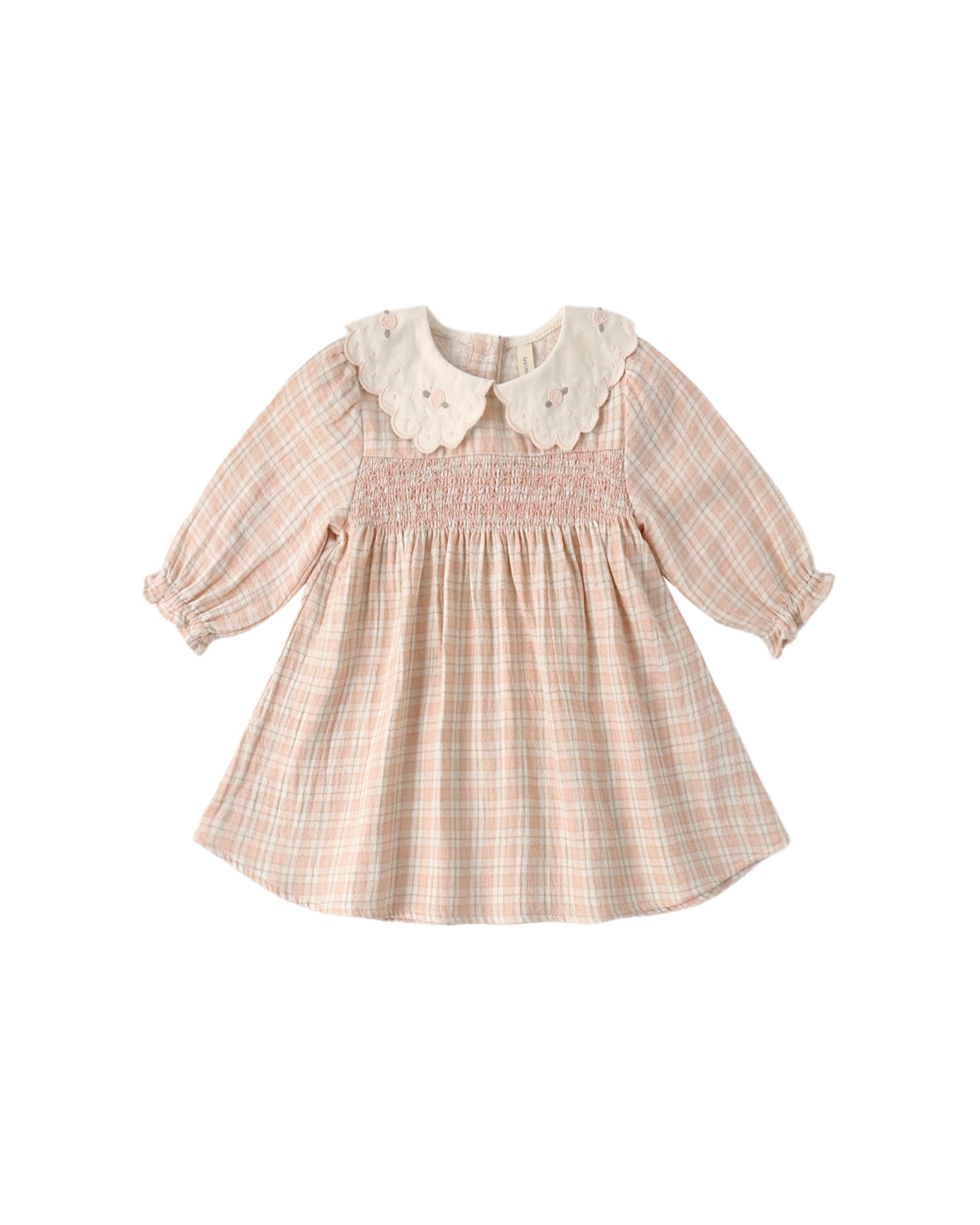 Quincy Mae Callie Dress (pink plaid)