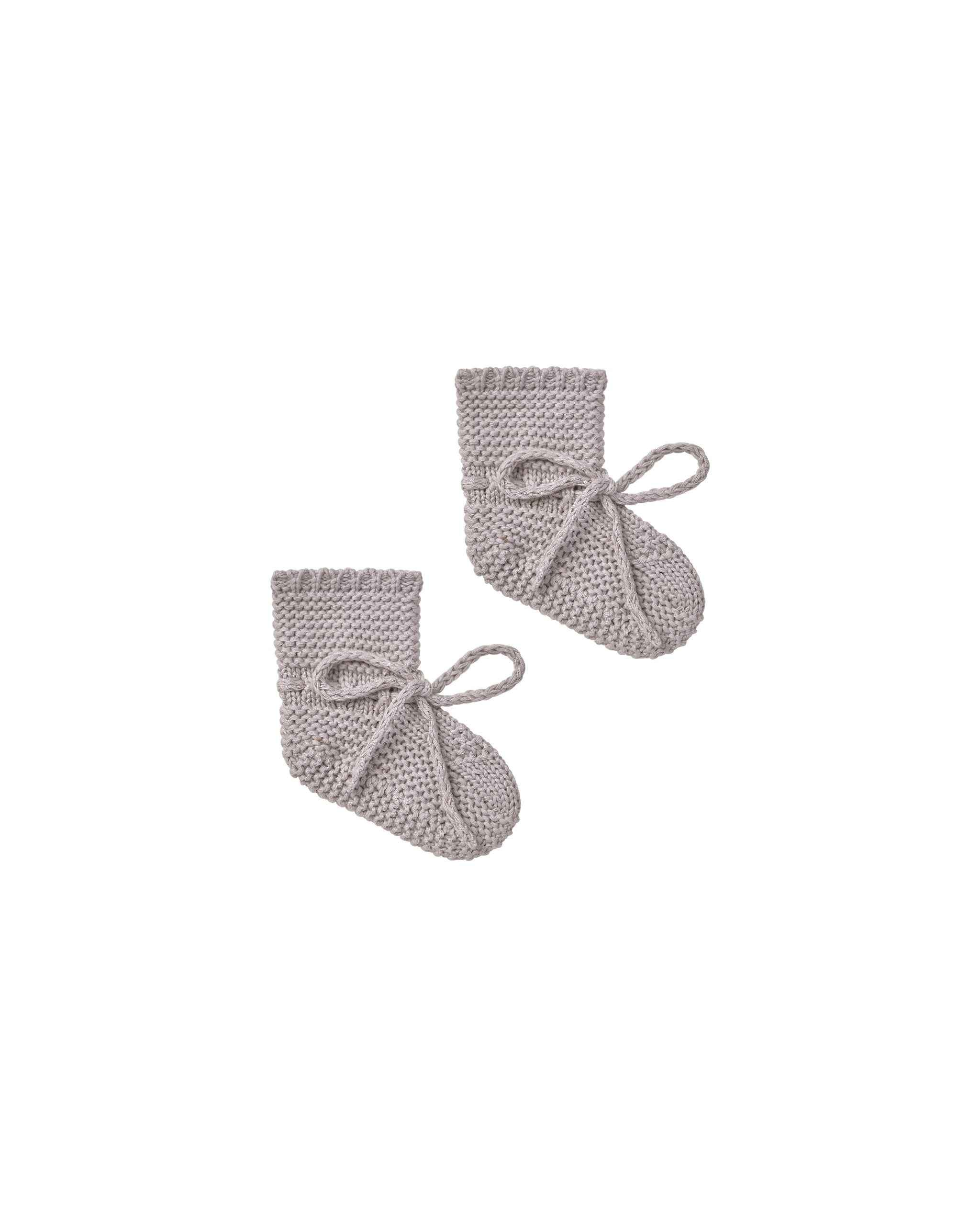 Quincy Mae Knit Booties (lavender)