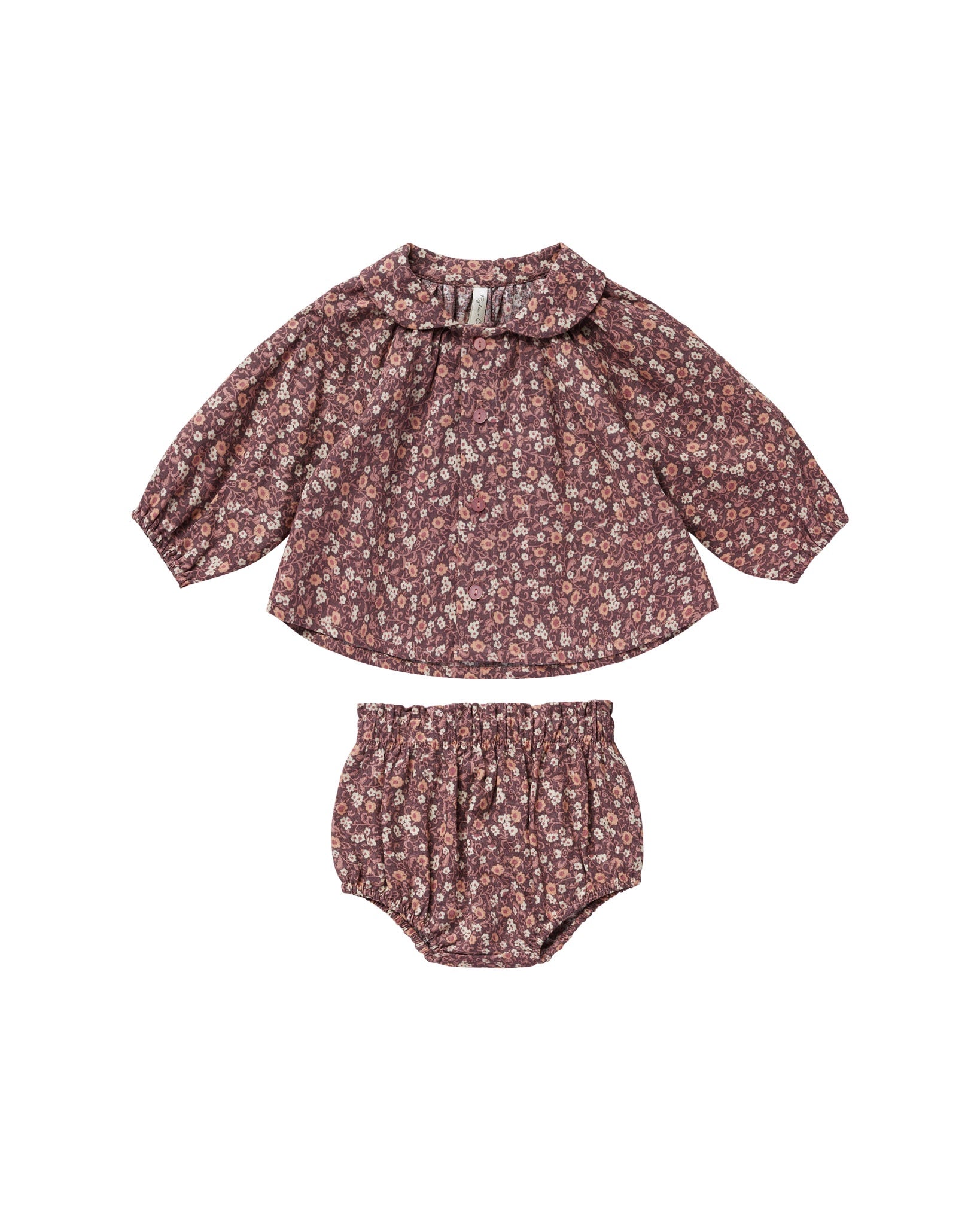 Rylee and Cru Nellie Set (plum floral)