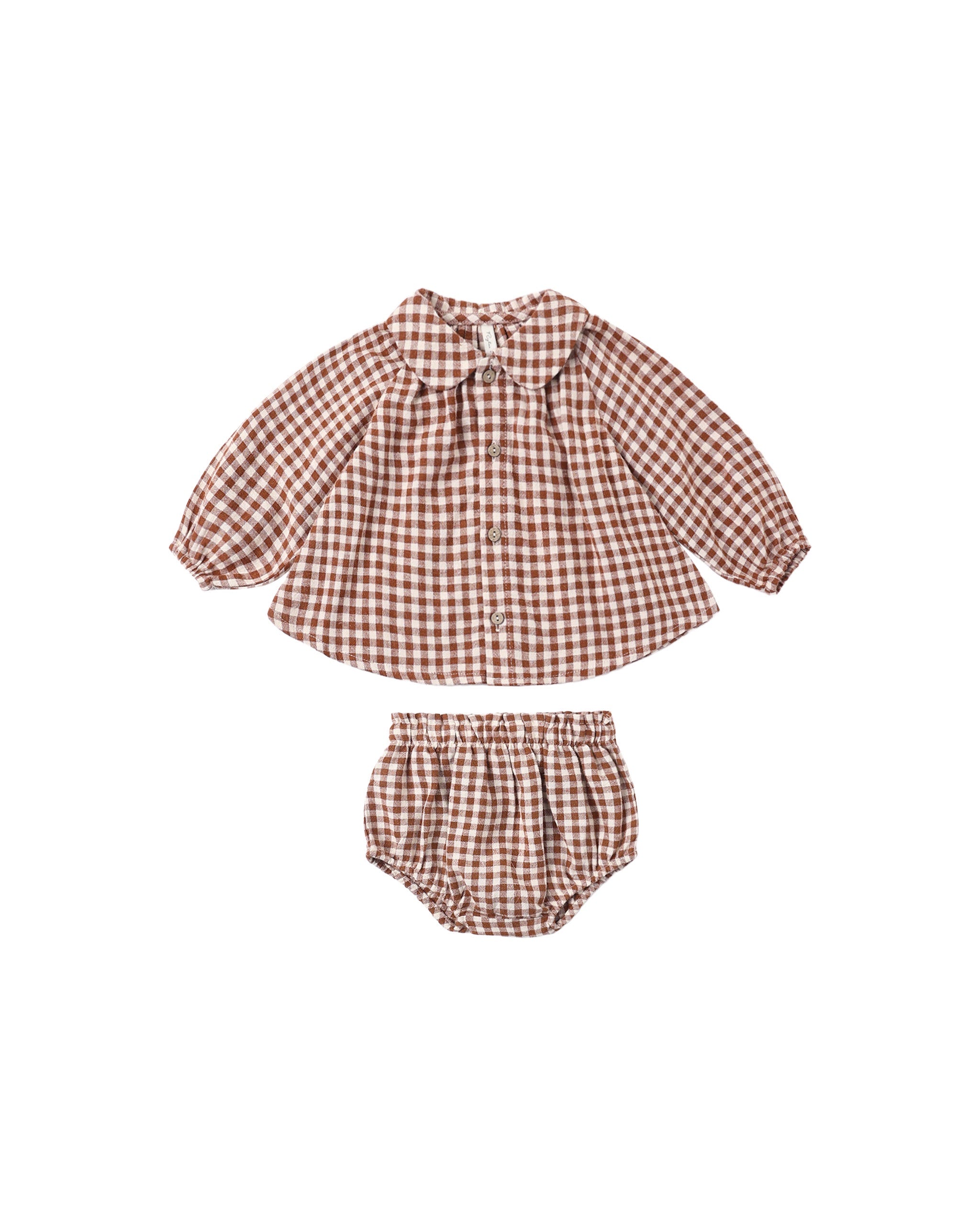Rylee and Cru Nellie Set (brick check)