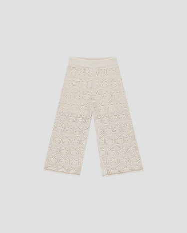 Rylee and Cru Crochet Knit Pullover (natural)