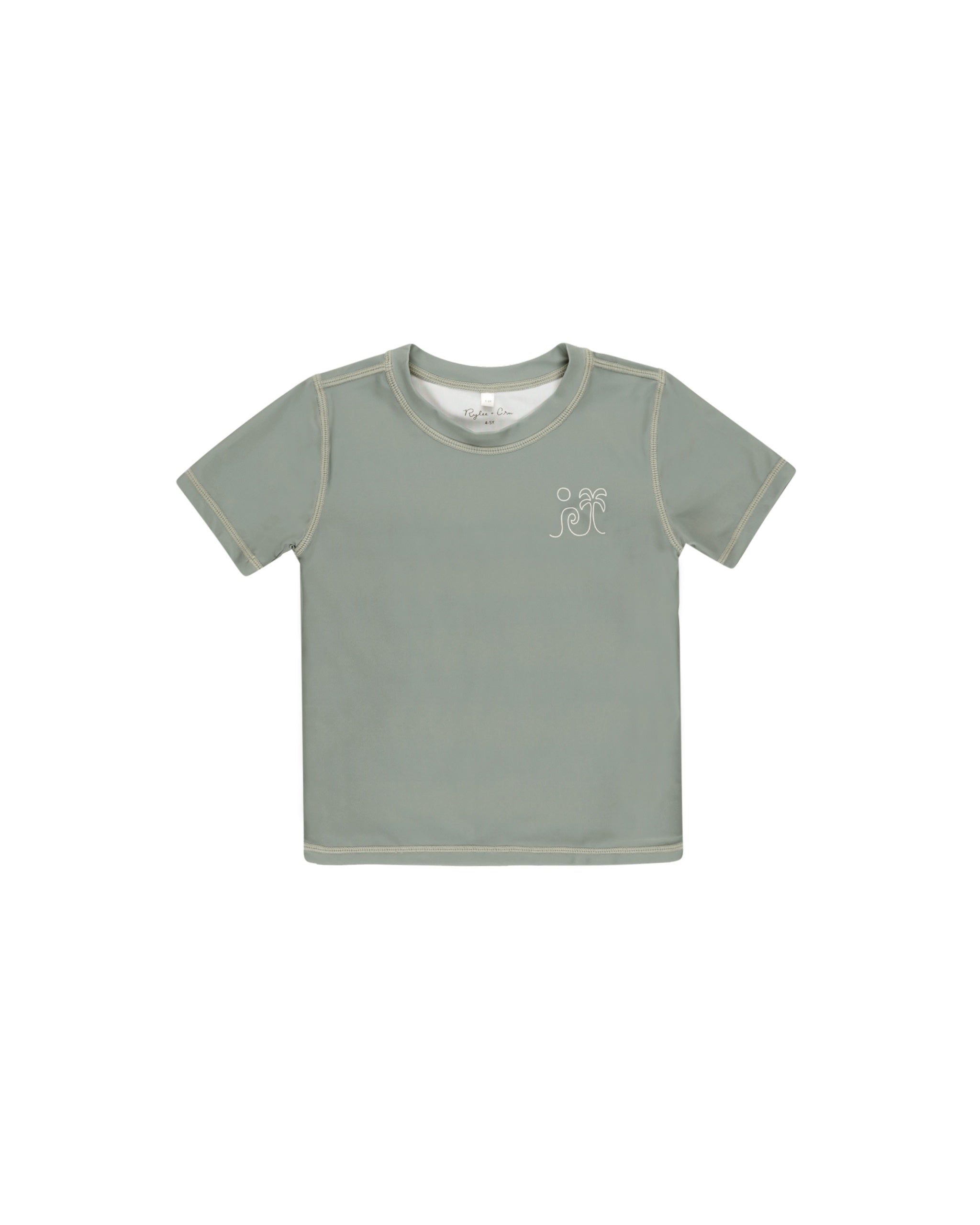 Rylee and Cru Boys Rashguard (eucalyptus)