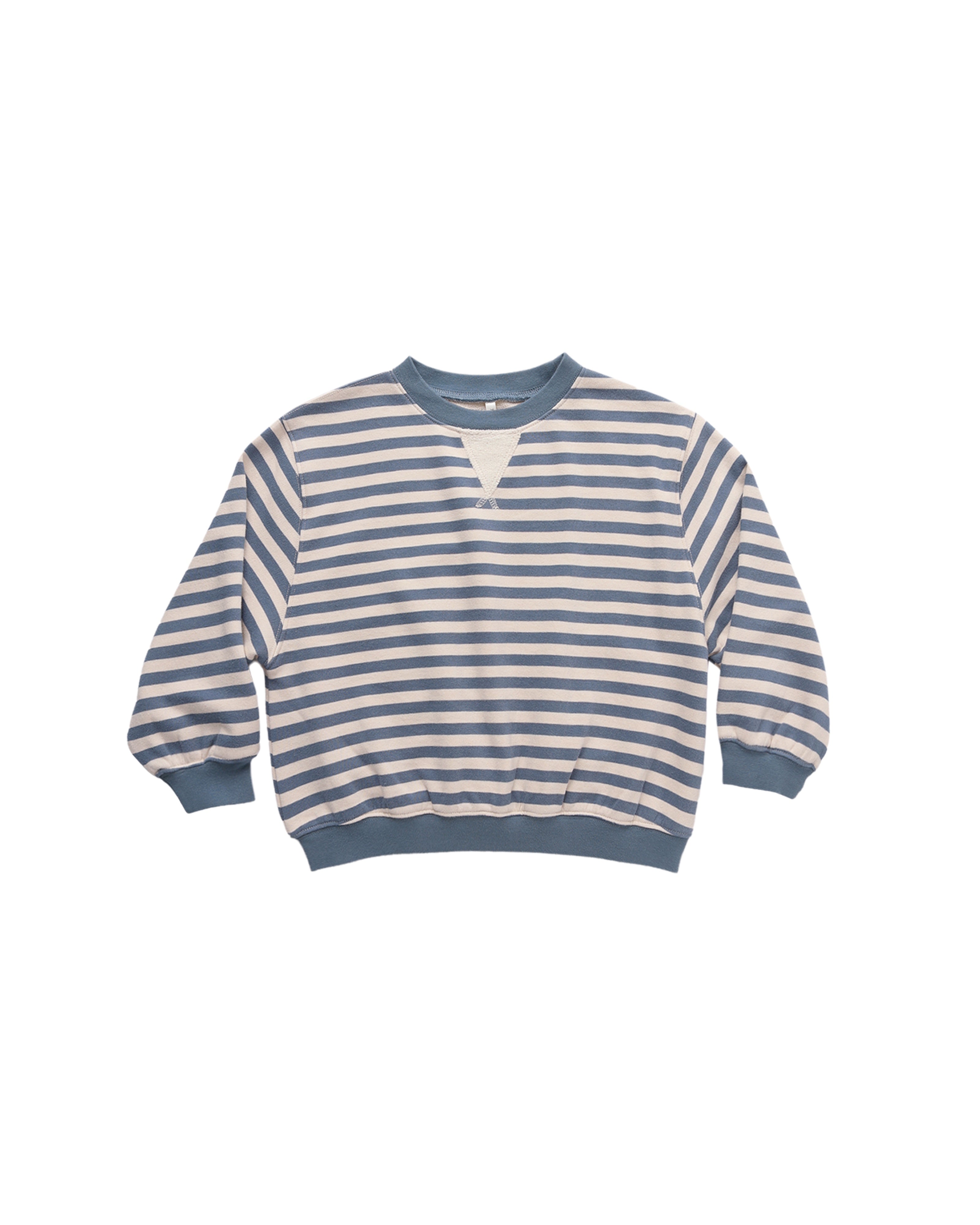 Rylee and Cru Oversized Crew (marine stripe)