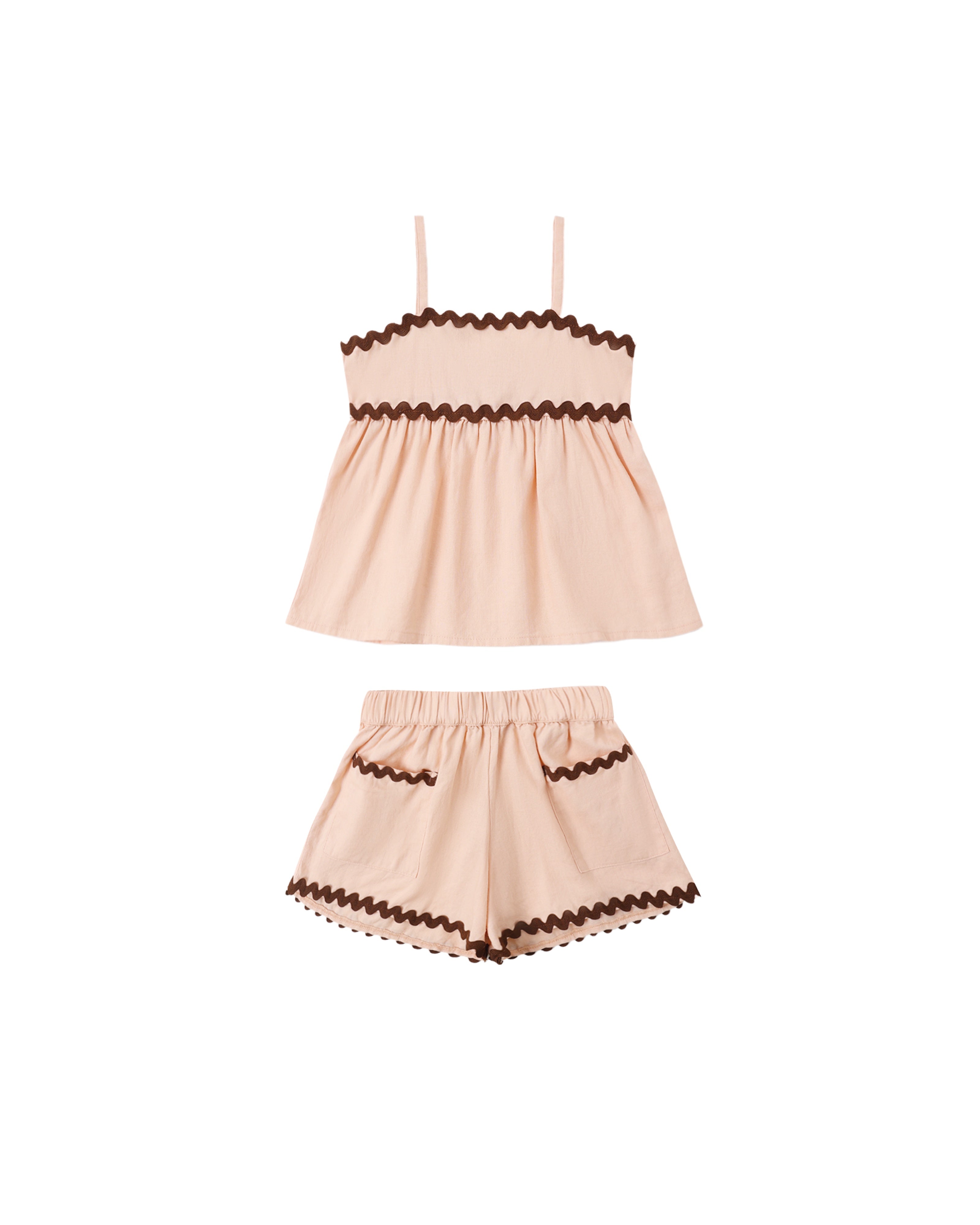Rylee and Cru Ric Rac Set (blush)