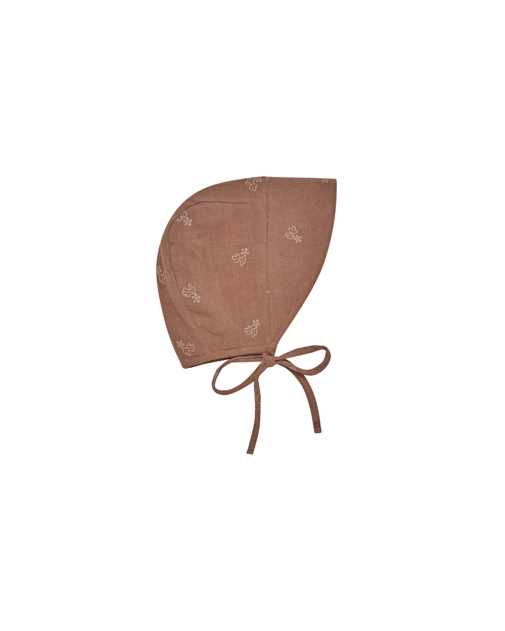Rylee and Cru Brimmed Bonnet Grapevine Embroidery (mocha)