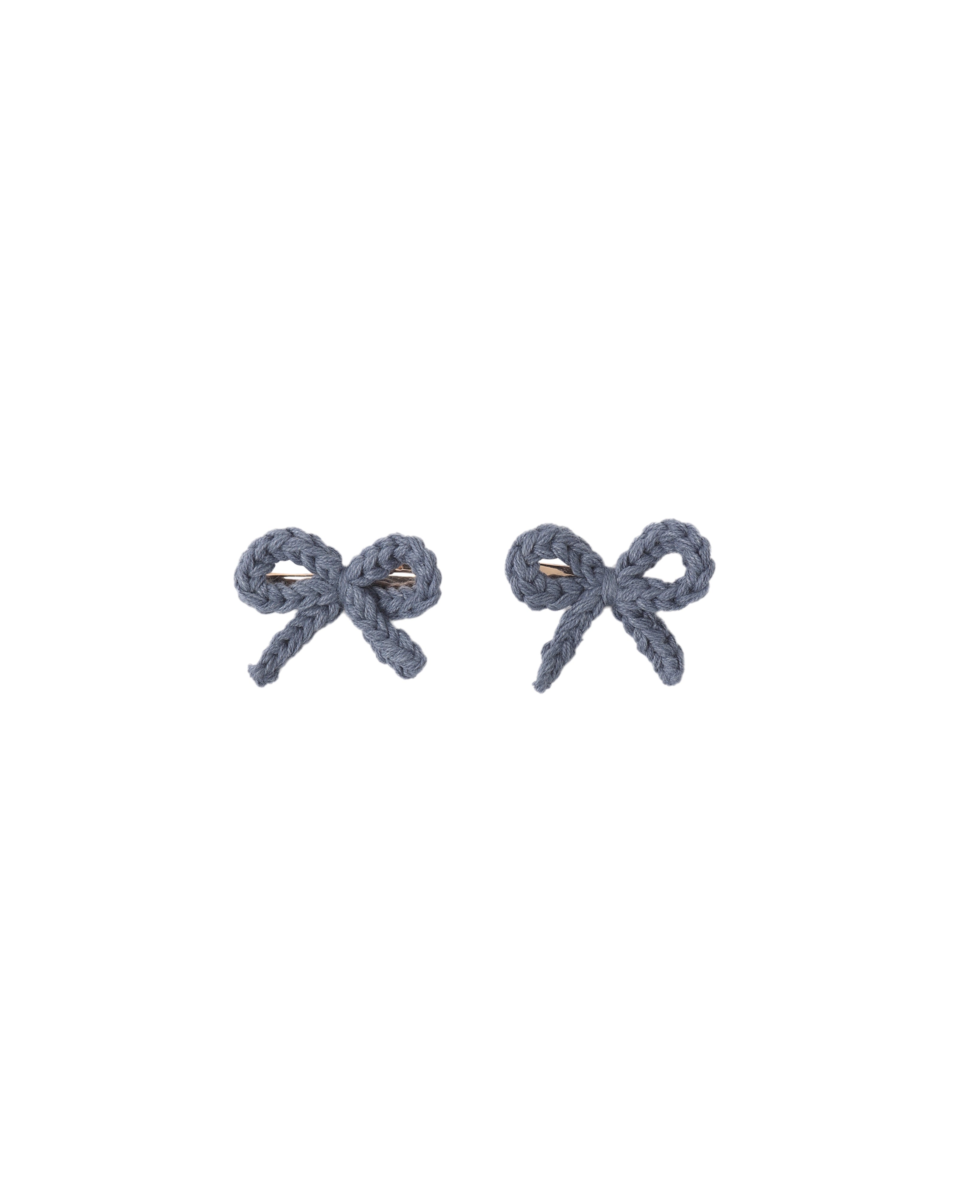 Rylee and Cru Crochet Bow Clip (marine)