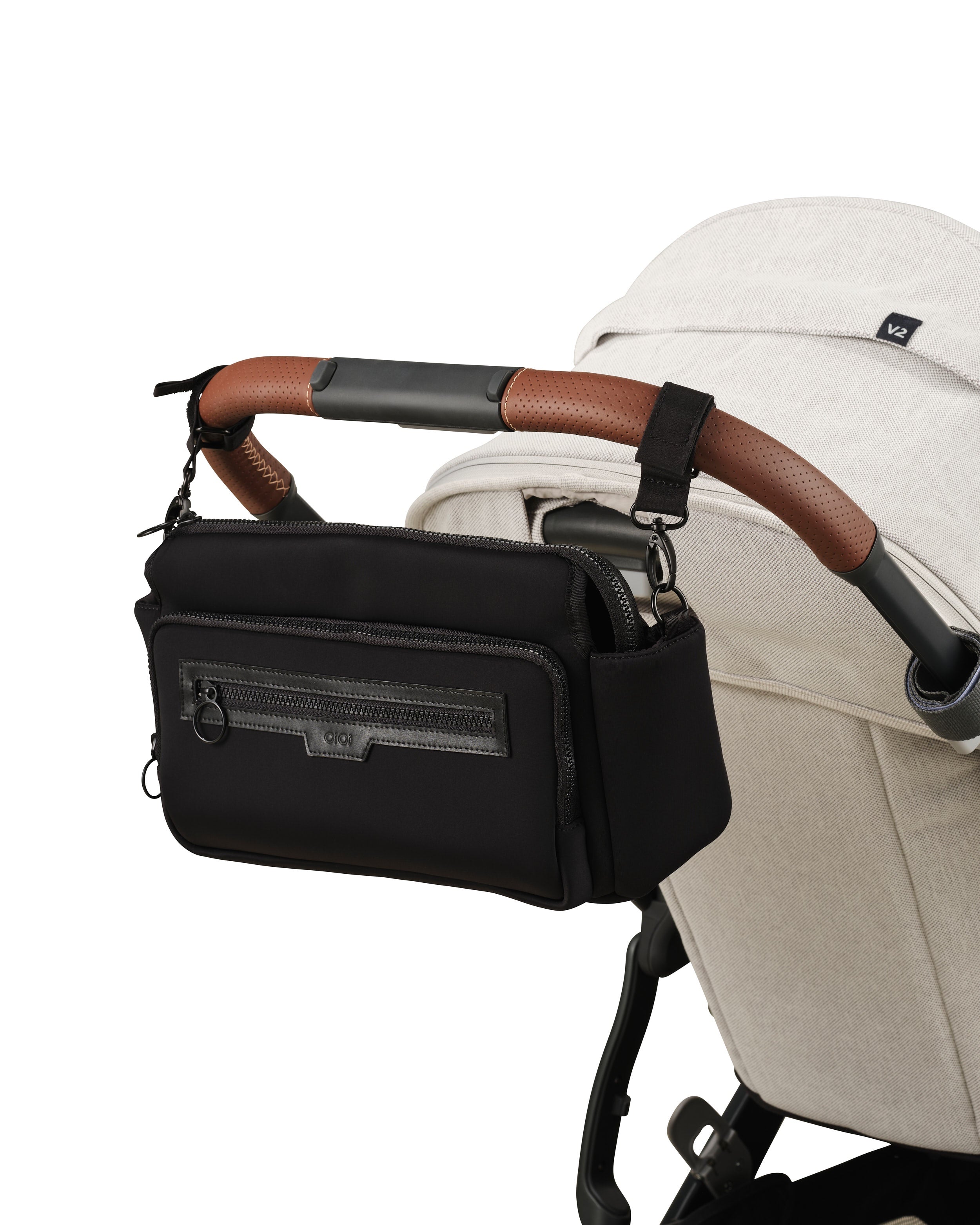 Oioi Multitasker Pram Caddy Neoprene (black)