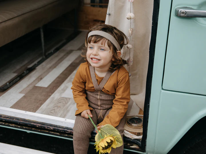 Silly Silas Hippy Footless Cotton Tights (cocoa blend)