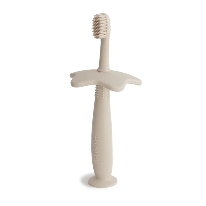 Mushie Silicone Training Toothbrush