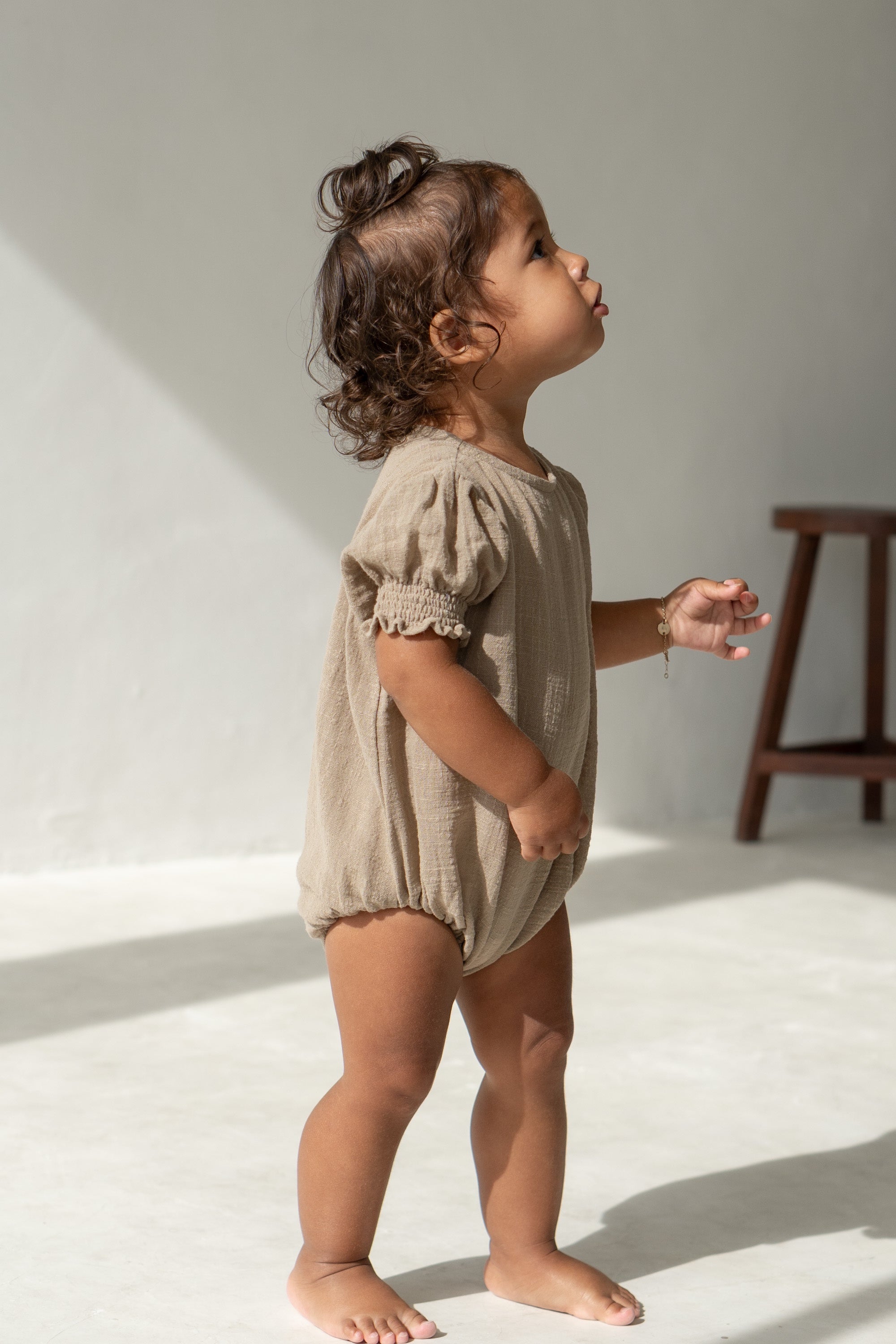 Illoura Summer Meadow Romper (mushroom)