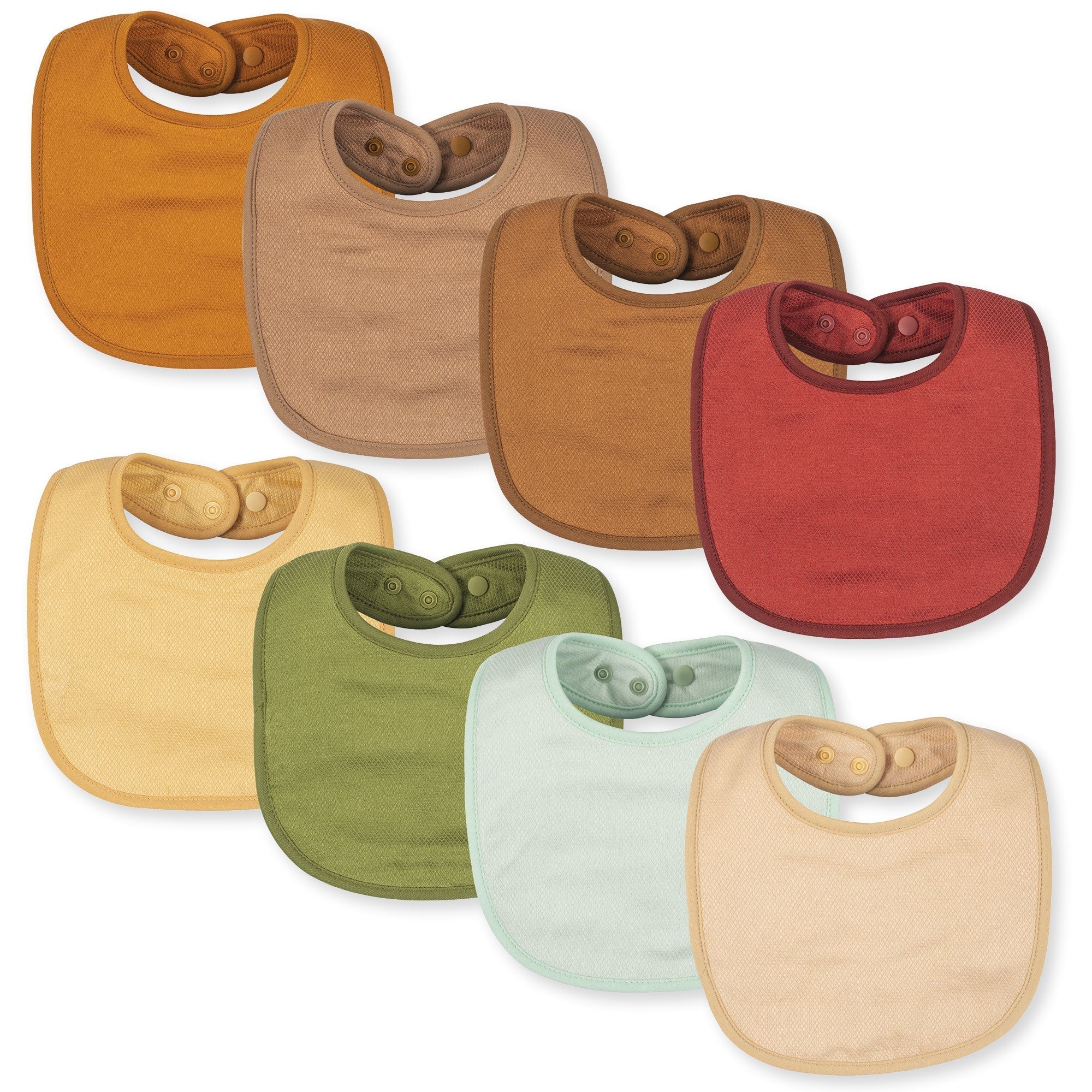 Tiny Twinkle Kaffle Feeder Bib 8 Pk (neutral set)