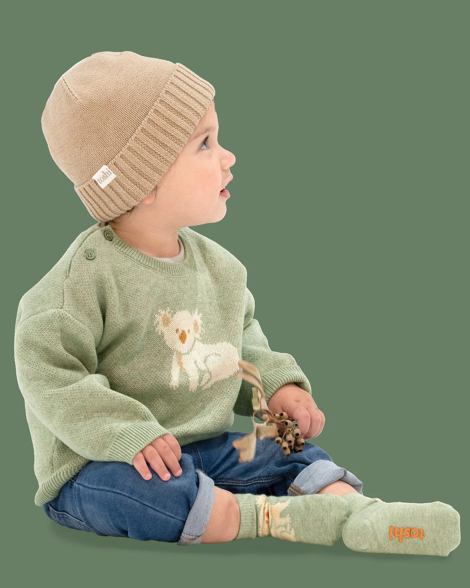 Toshi Organic Rover Beanie (driftwood)