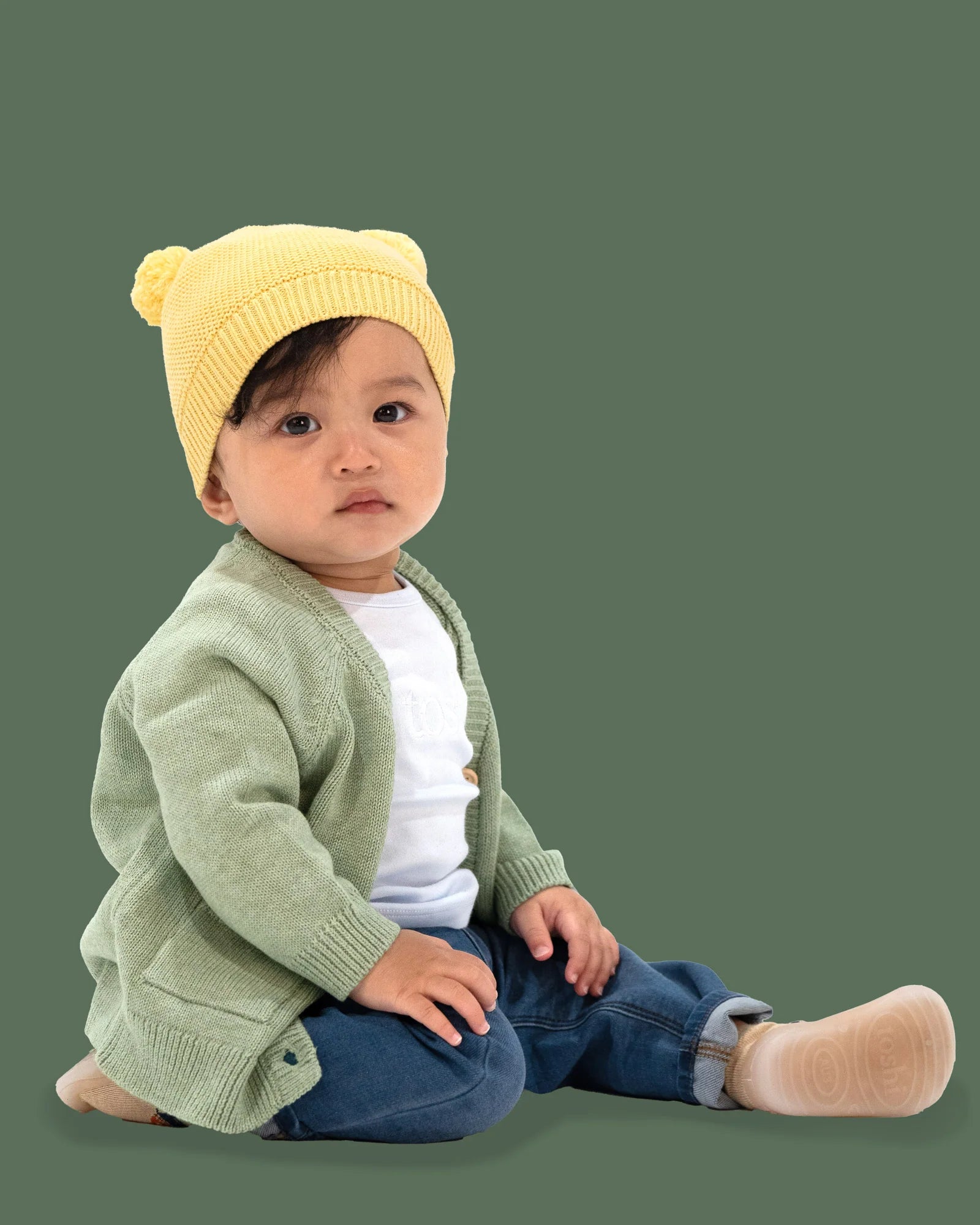 Toshi Organic Snowy Beanie (banana)