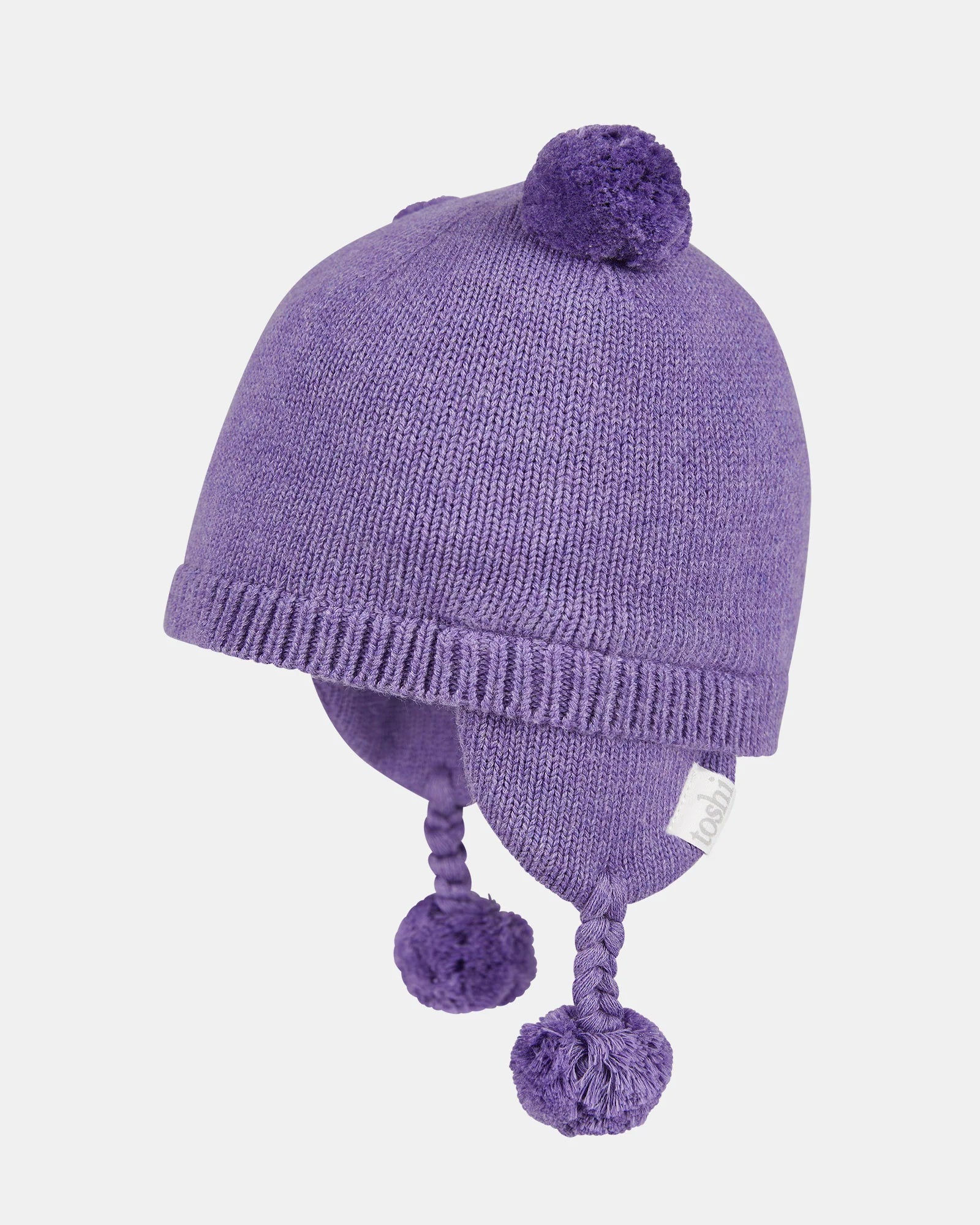 Toshi Organic Earmuff Snowy (Pansy)