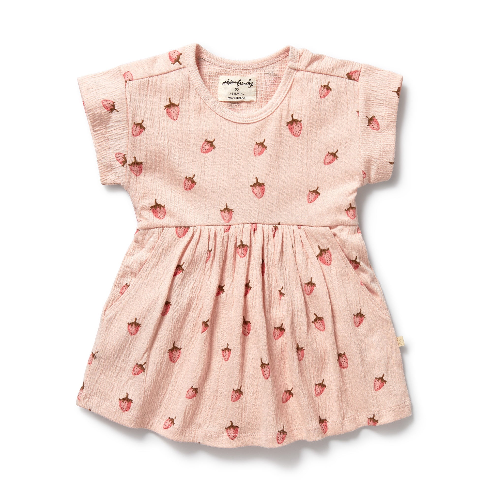 Wilson and Frenchy Organic Dress (strawberry kisses)