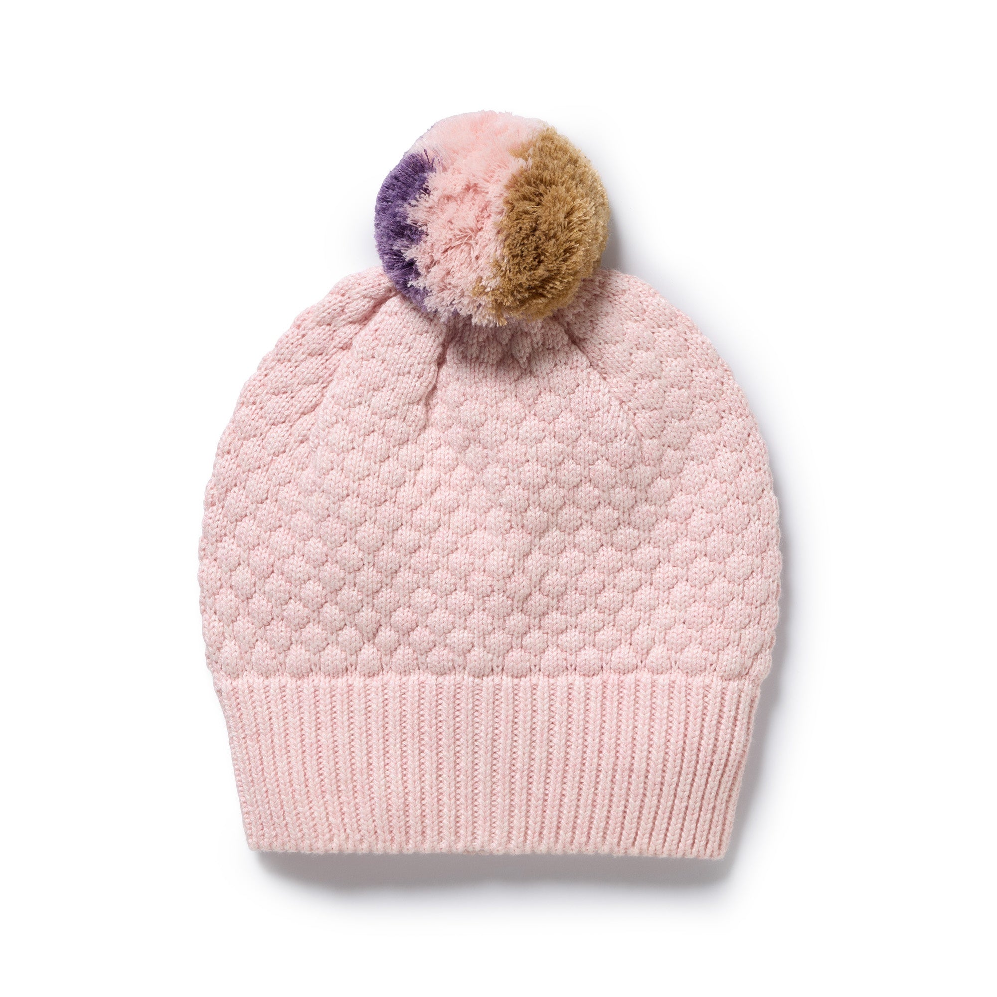 Wilson and Frenchy Organic Knitted Bubble Hat (marshmallow)
