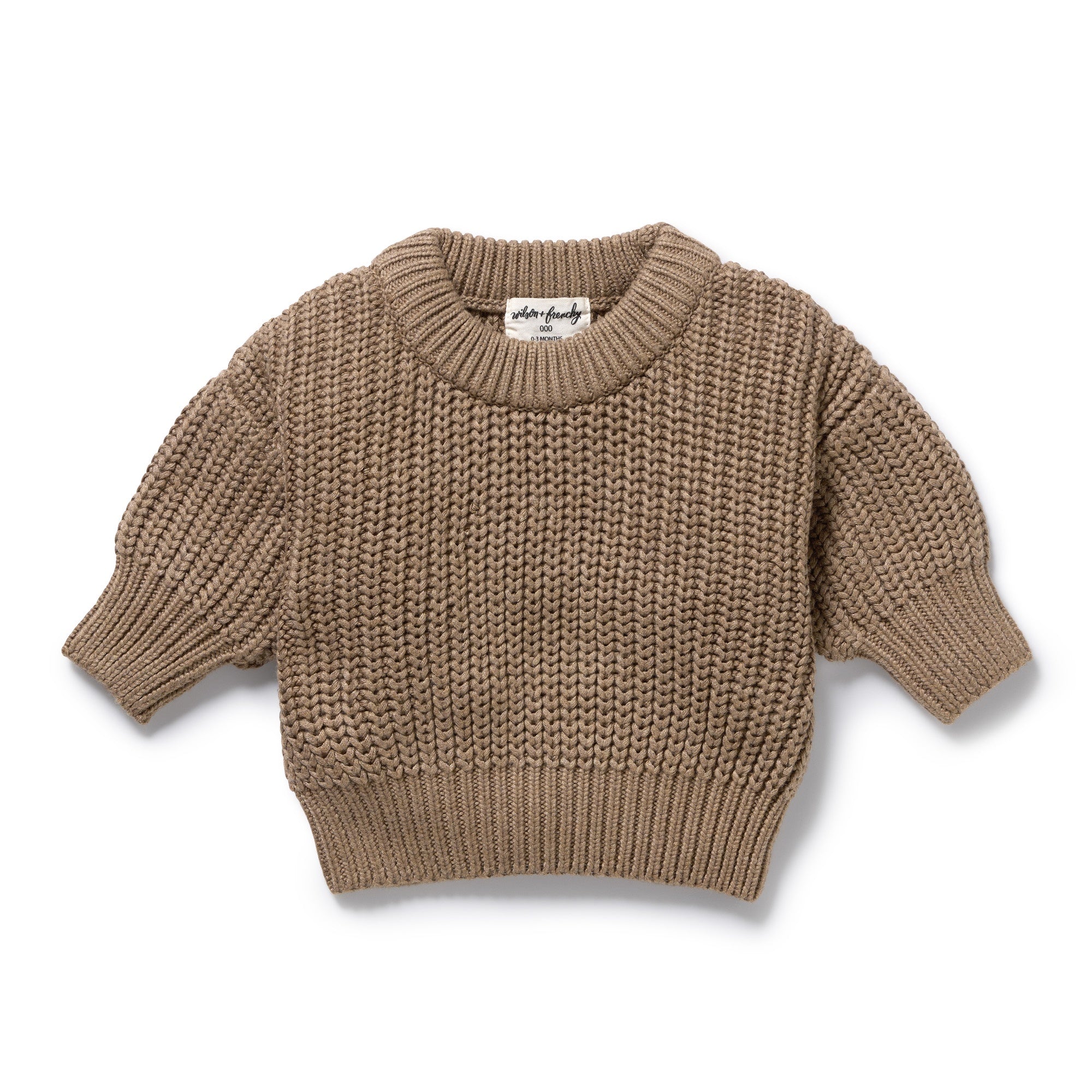 Wilson and Frenchy Organic Knitted Jumper (chestnut)