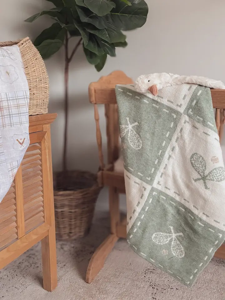 Pop Ya Tot Old Sport Knitted Blanket