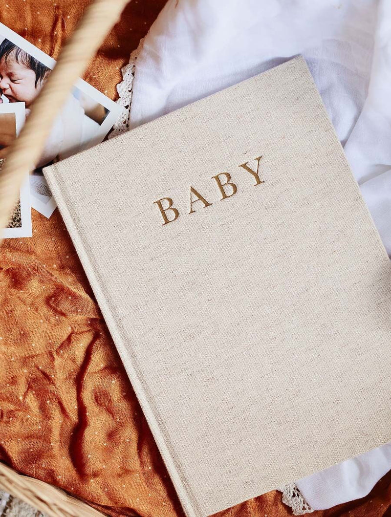 Write To Me Baby Journal - Birth to Five Years (oatmeal)