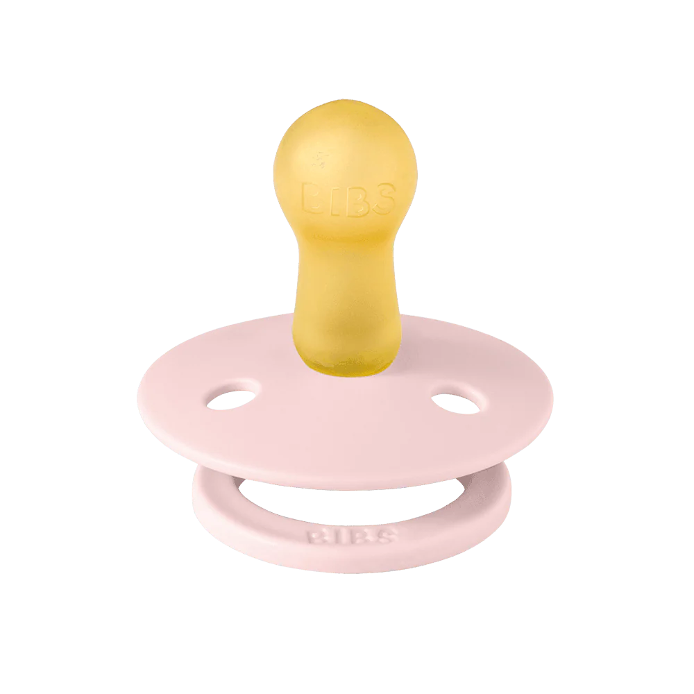 Bibs Denmark Dummies Colour 2pk Round Latex (size 1)