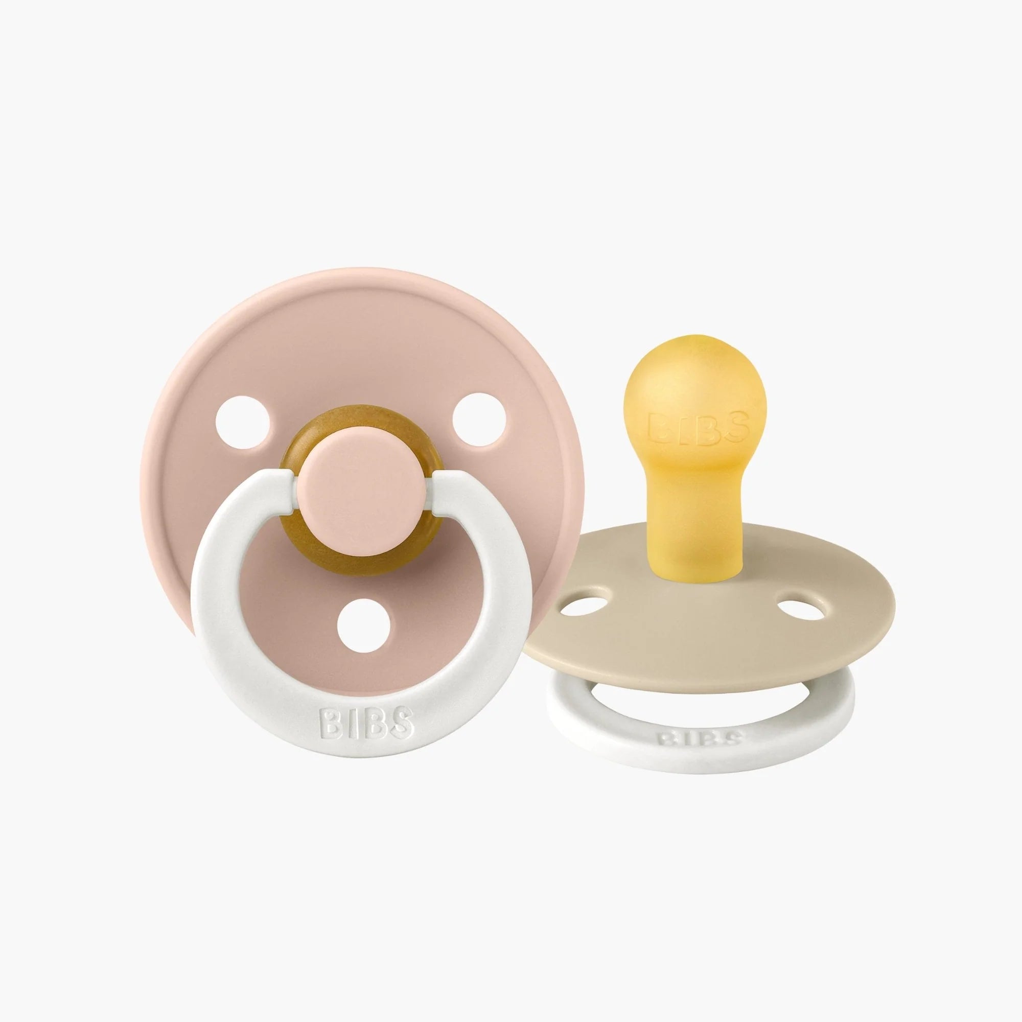 Bibs Denmark Dummies Colour 2 pk Round Latex (size 3)