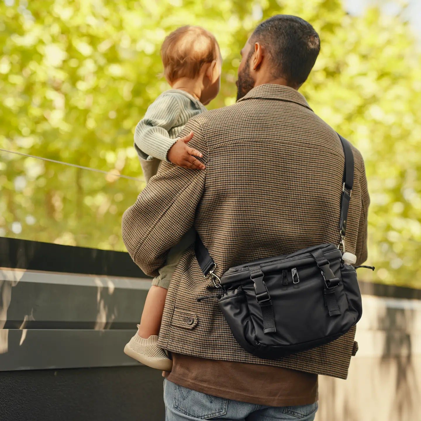 Oioi Traveller Pram Caddy Weatherproof Black