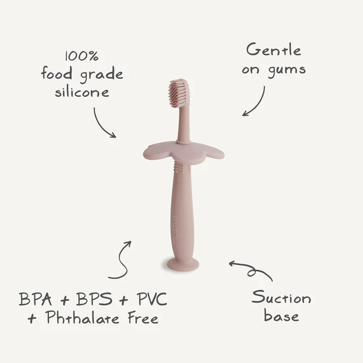 Mushie Silicone Training Toothbrush