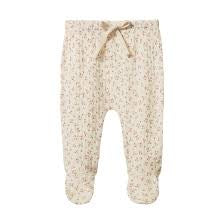 Nature Baby Footed Romper Pointelle (dandelion)