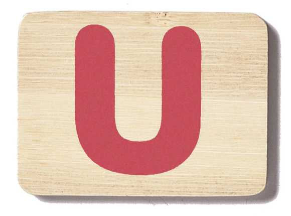 Everearth Name Train Letter "U"