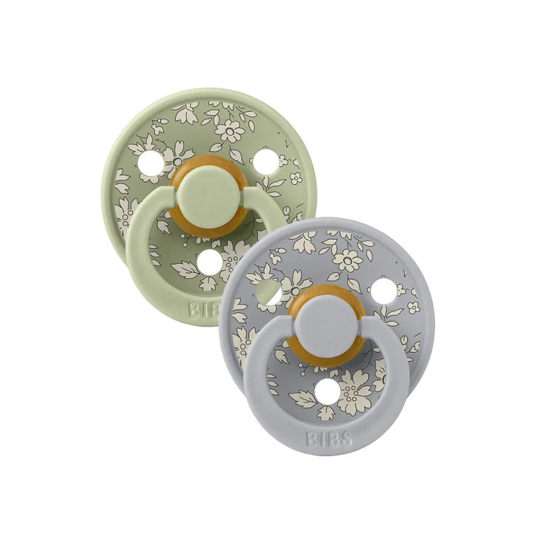 Bibs Denmark Pacifiers Liberty Print 2pk Latex (size 1)