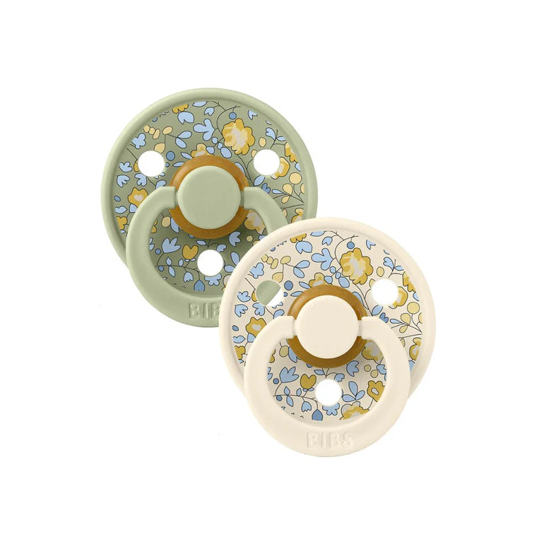 Bibs Denmark Pacifiers Liberty Print 2pk Latex (size 1)