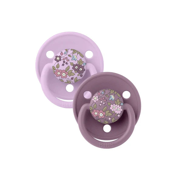 Bibs Denmark Pacifiers Liberty Print De Lux 2 pk Silicone (one size)