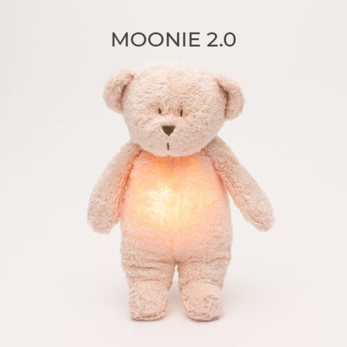 Moonie Organic Humming Bear with Lamp 2.0 (rose)