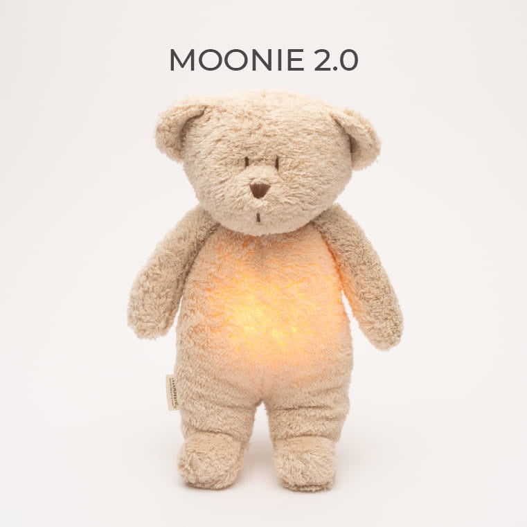 Moonie Organic Humming Bear with Lamp 2.0 (sand)