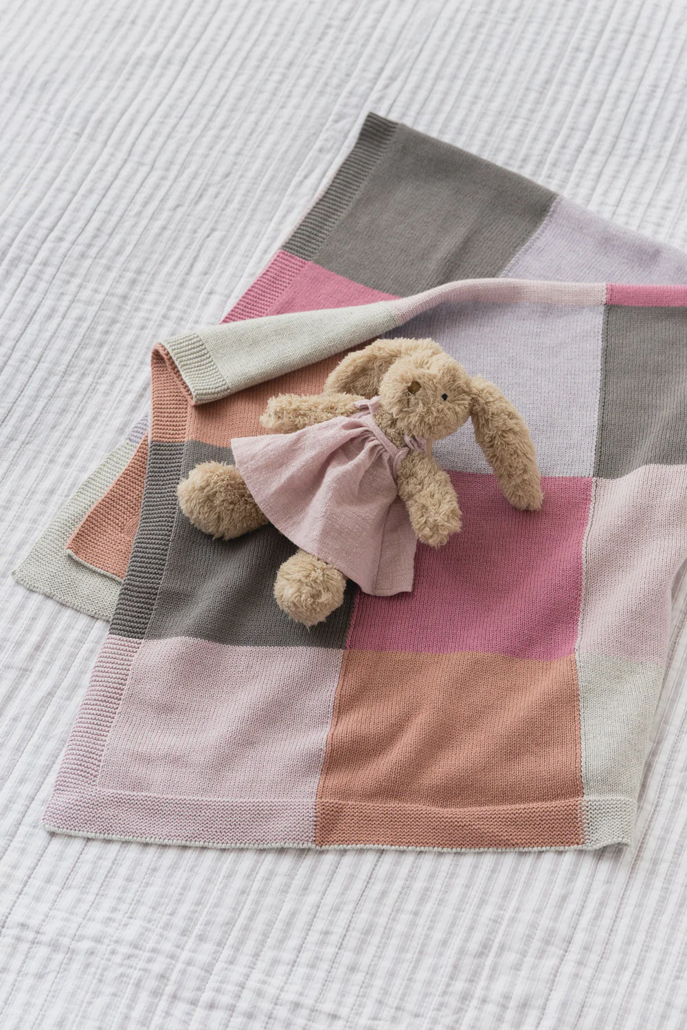 Nana Huchy Patchwork Baby Blanket - Lilac